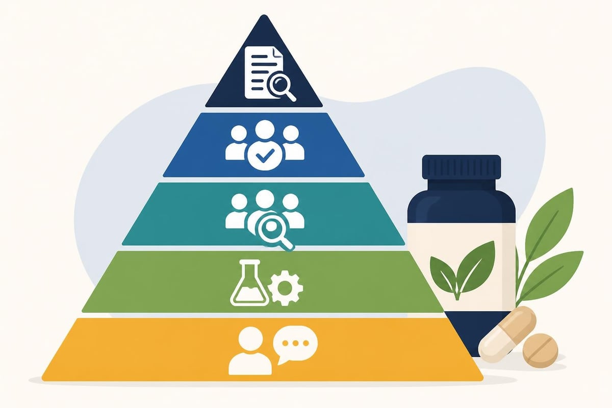 Supplement evidence hierarchy