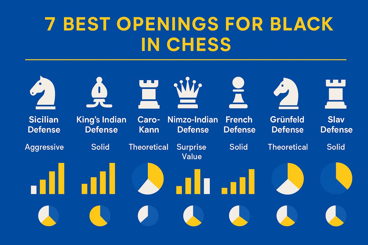 7 Best Openings for Black to Dominate Chess in 2026