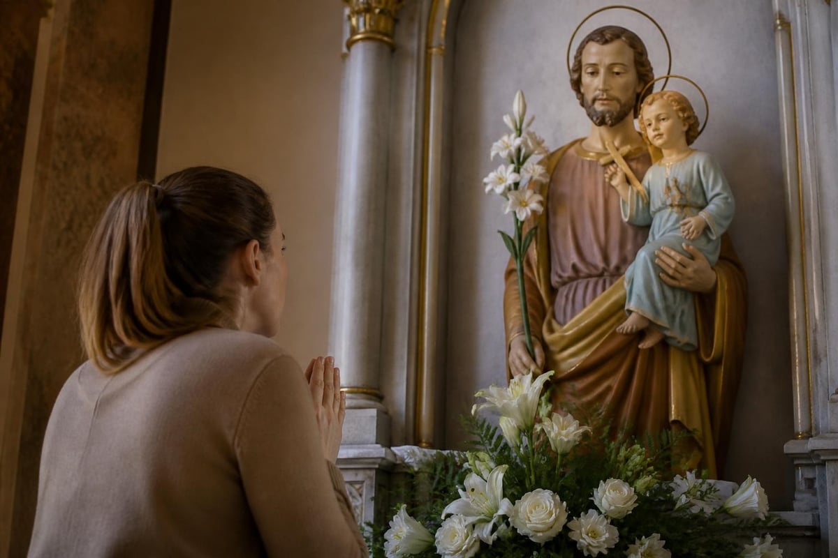 Patron saint protection through prayer