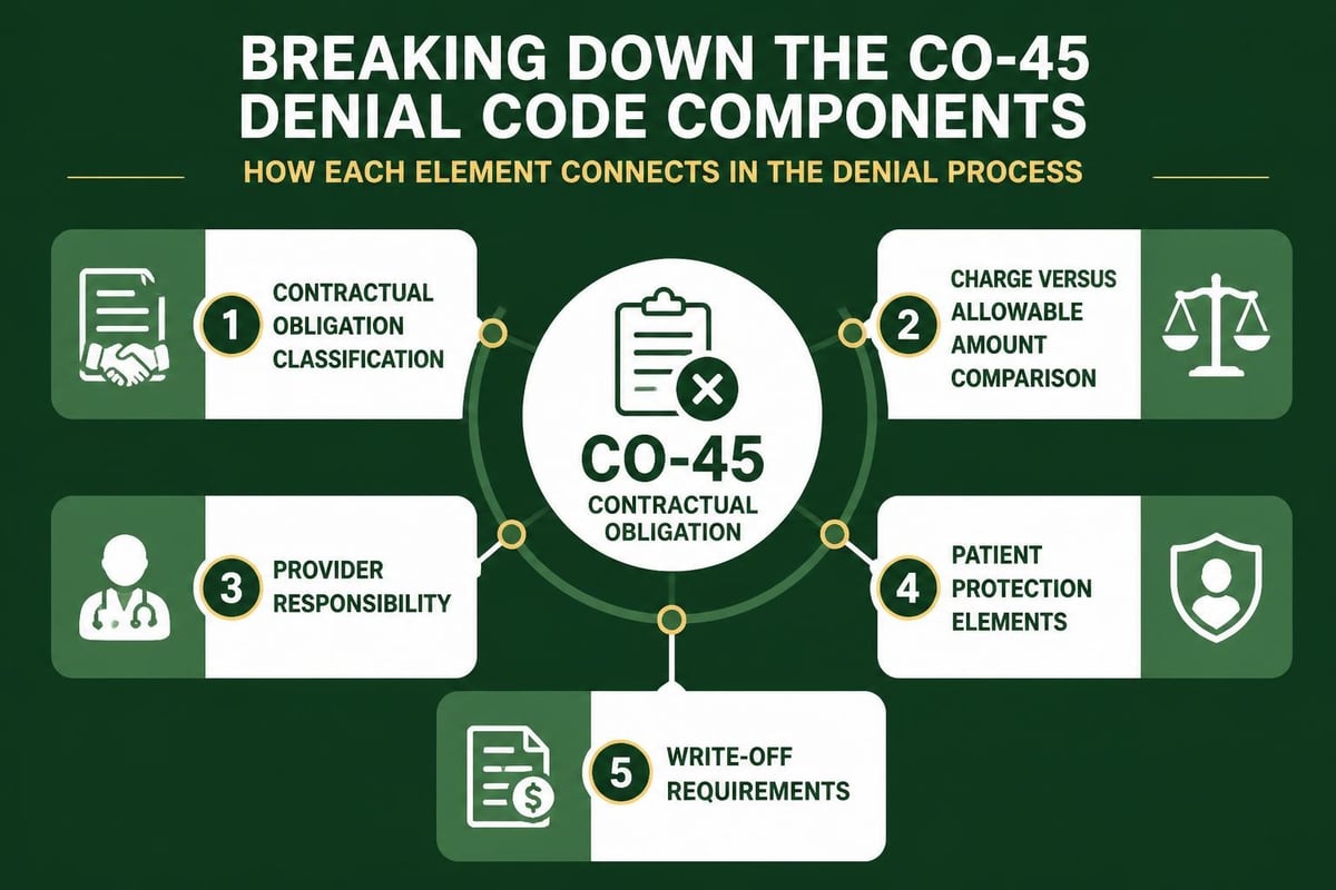 CO-45 denial code breakdown