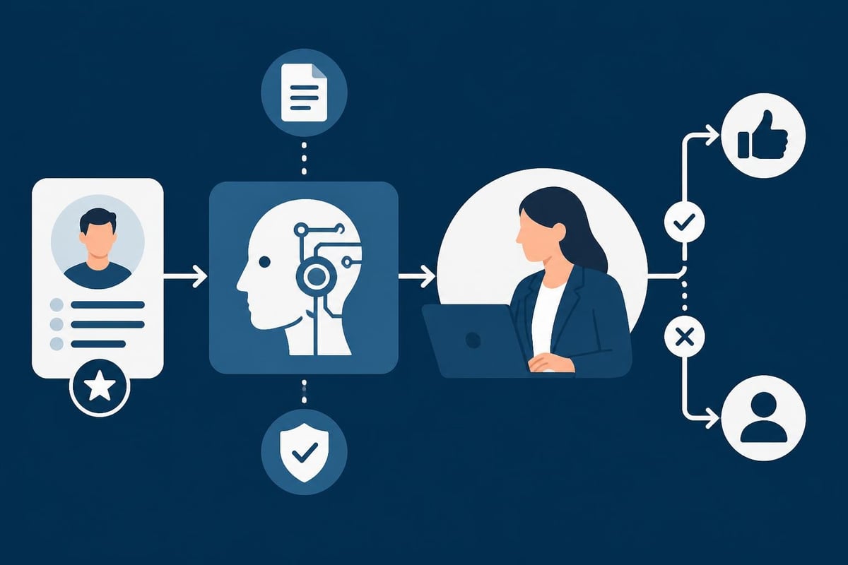 AI and human verification integration