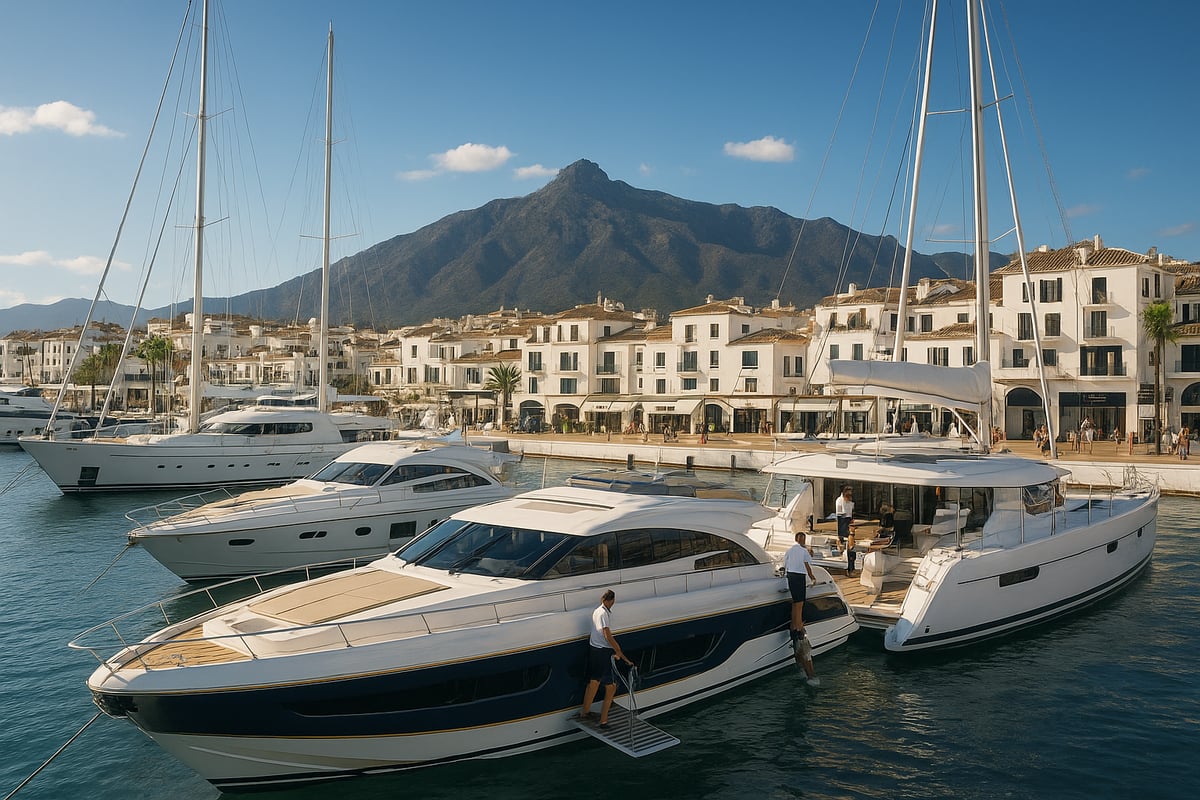 Yacht Types and Top Brands in Puerto Banús