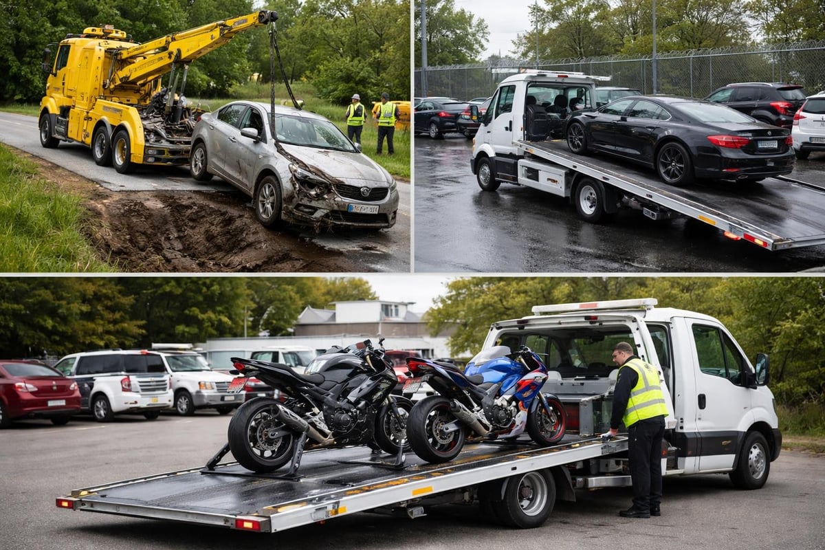 Specialized car towing scenarios