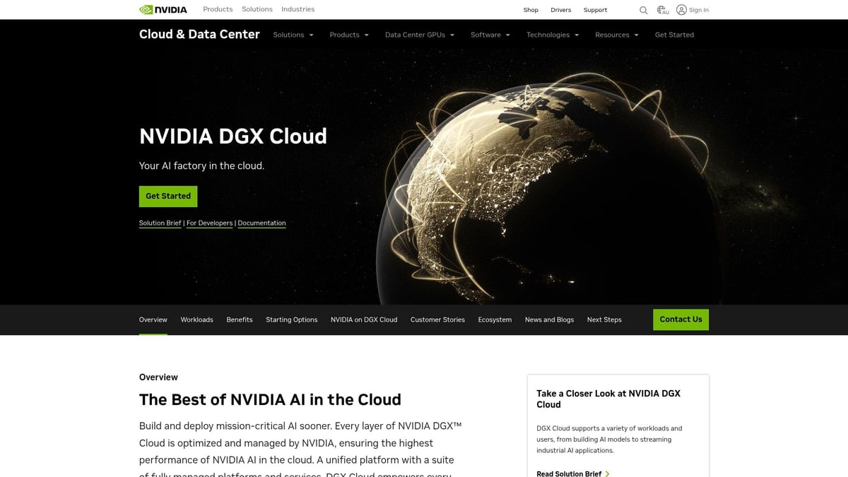 7 Must-Try AI Solutions for Enterprise Success in 2026 - NVIDIA Omniverse Cloud