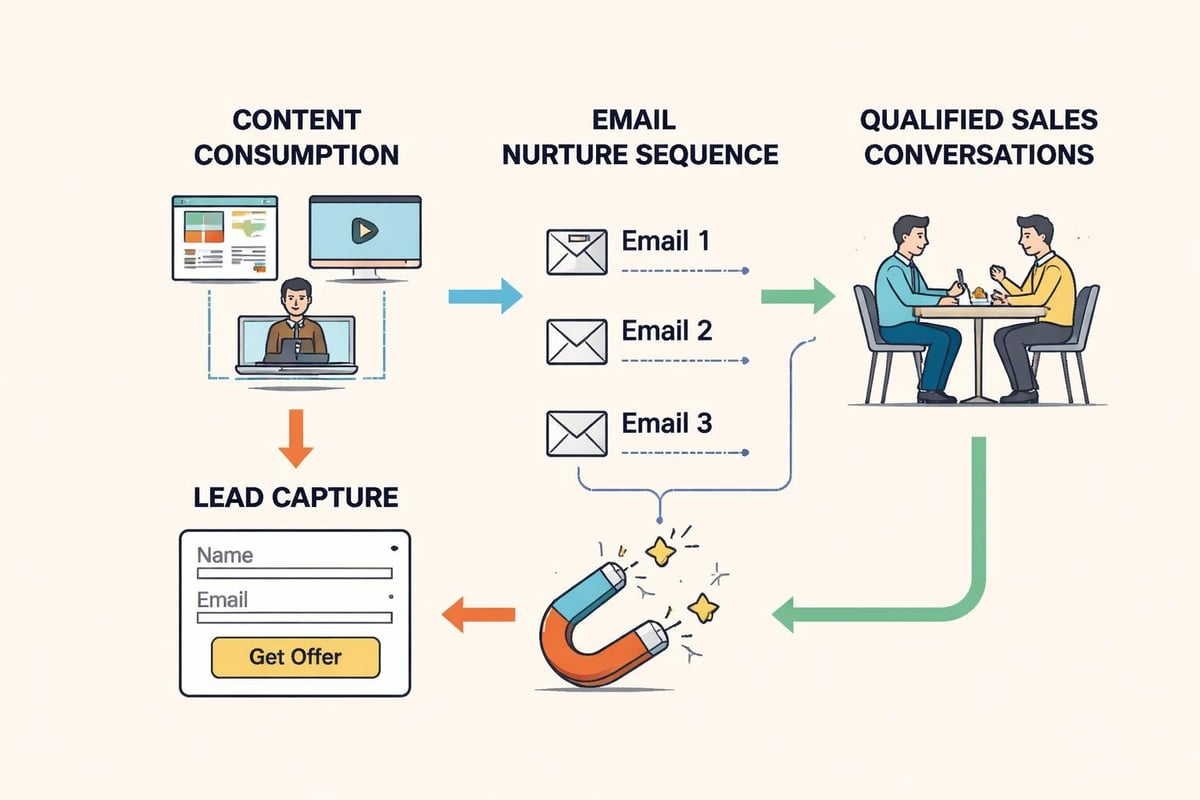 Content to conversion pathway