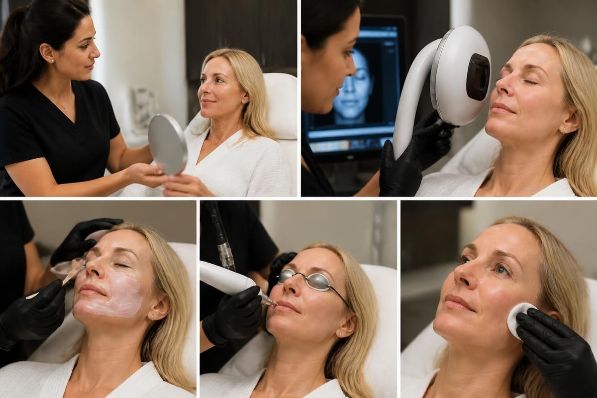 Laser treatment process