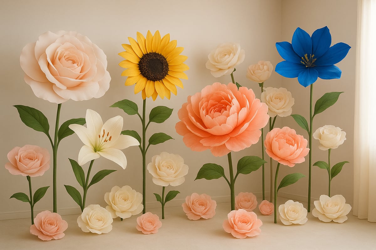Types of Giant Foam Flowers and Popular Styles for 2026