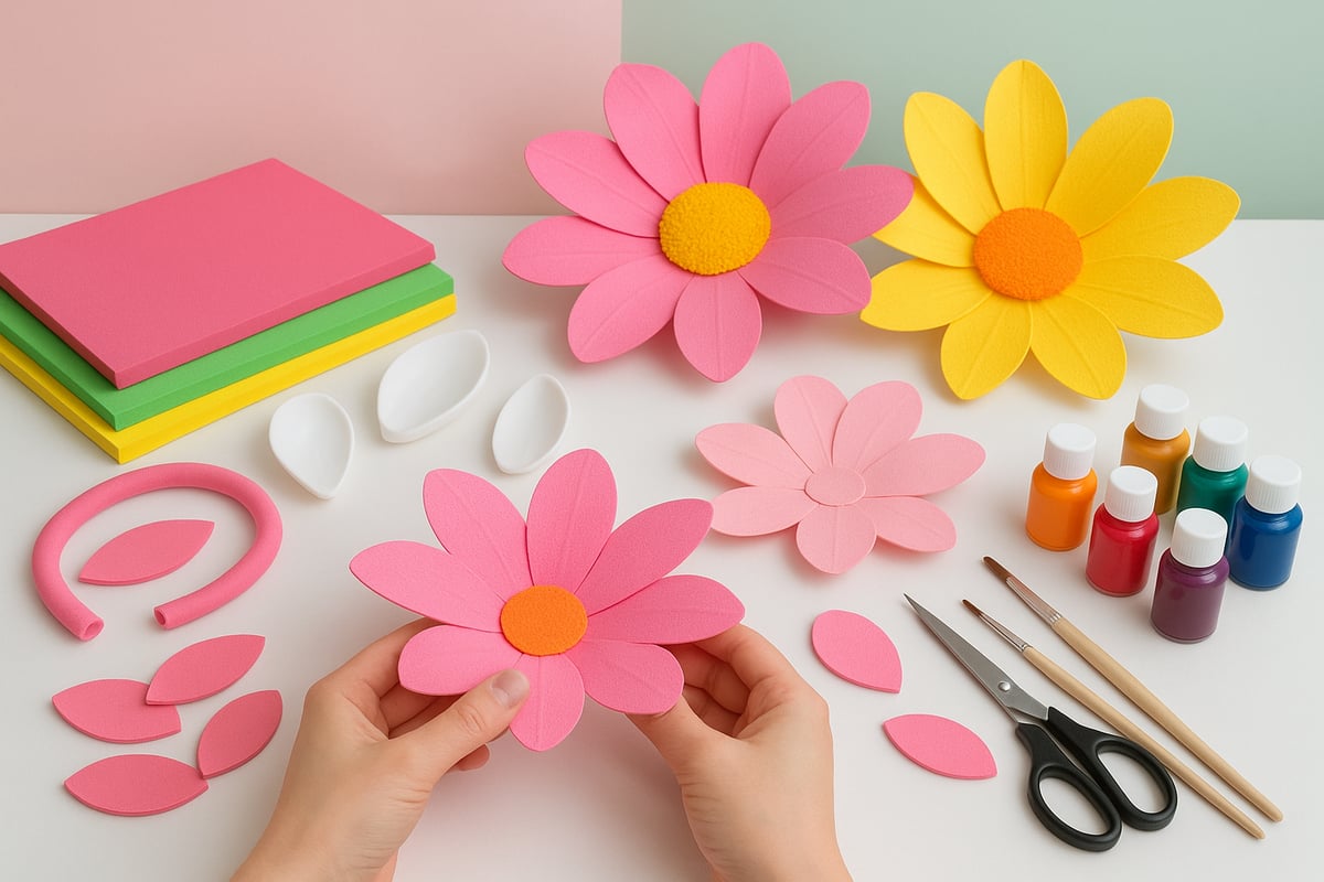 Step-by-Step Guide: How to Make Your Own Giant Foam Flowers