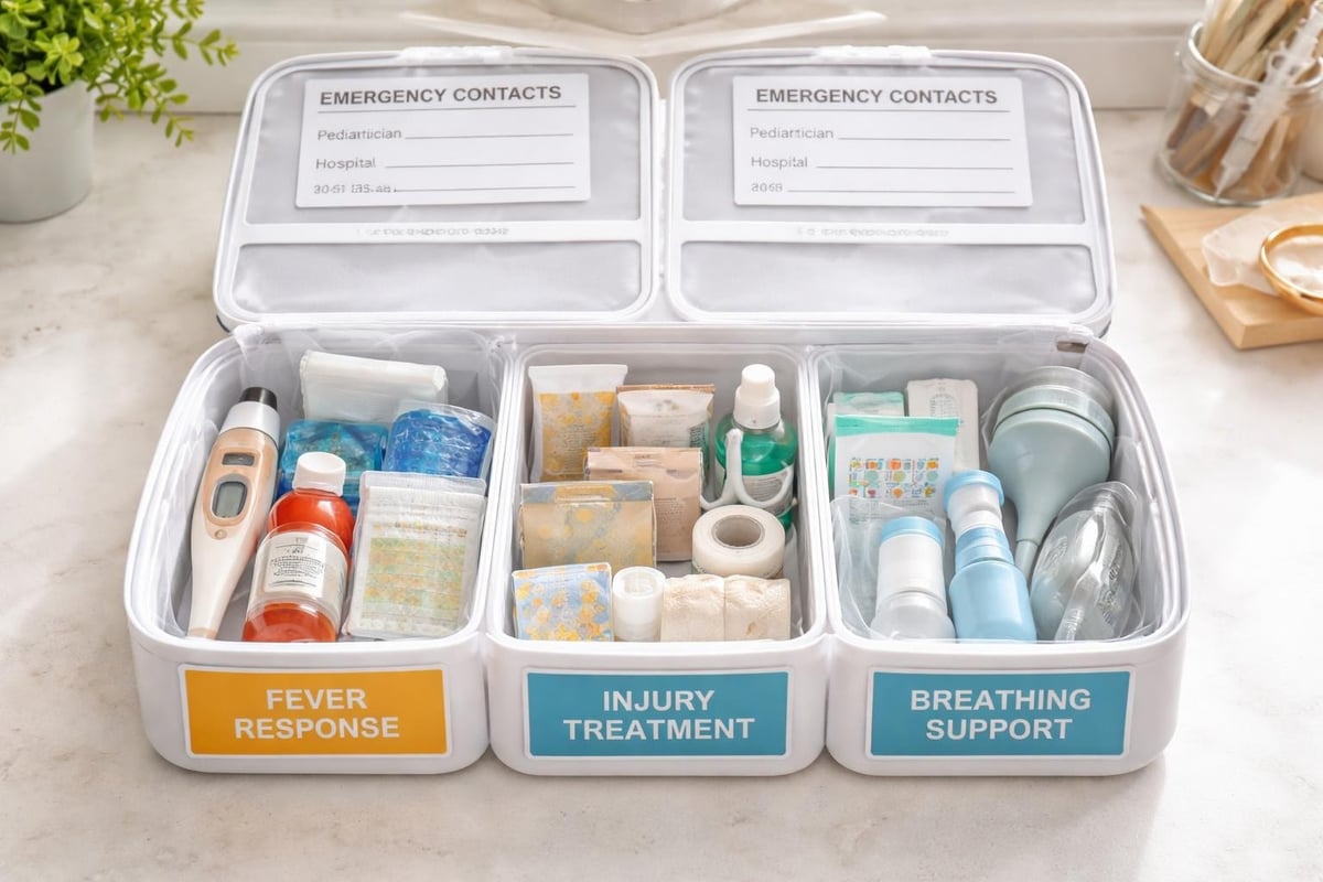 First aid kit organization