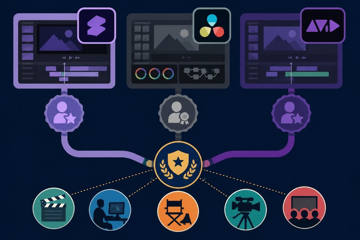 Video editing certification comparison