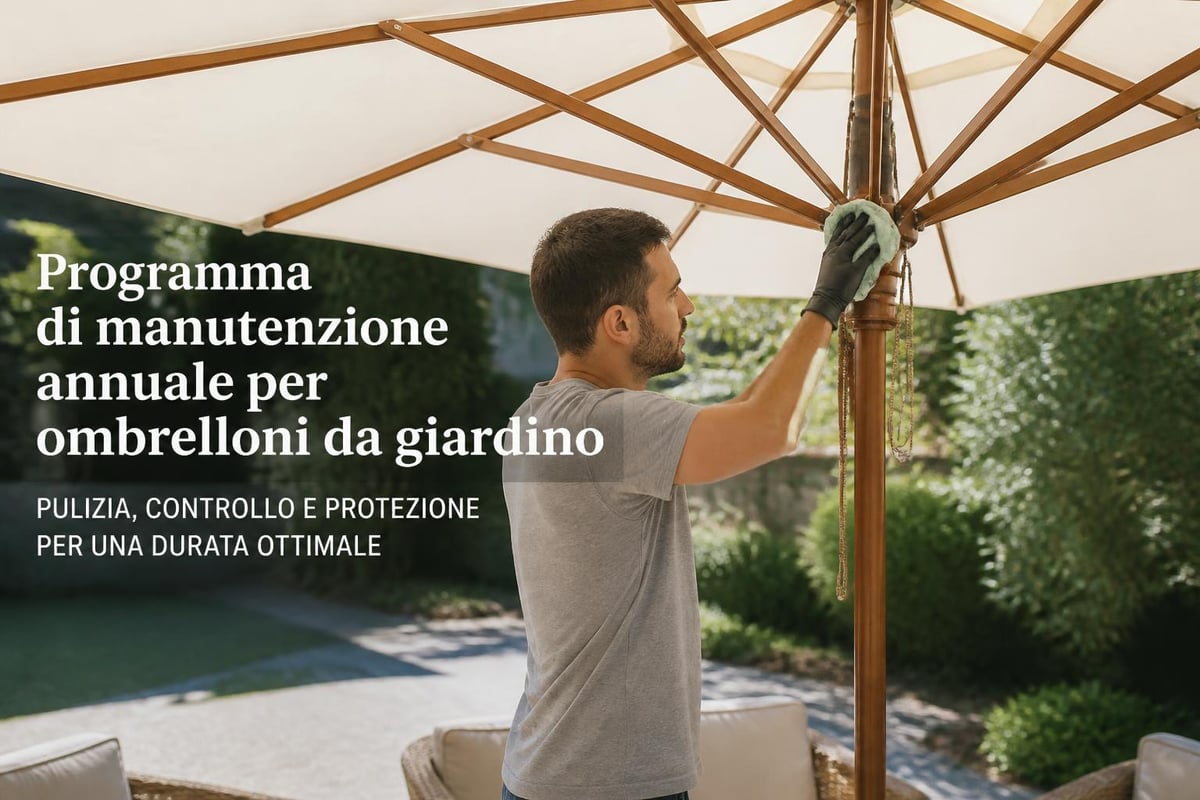Ciclo manutenzione ombrelloni