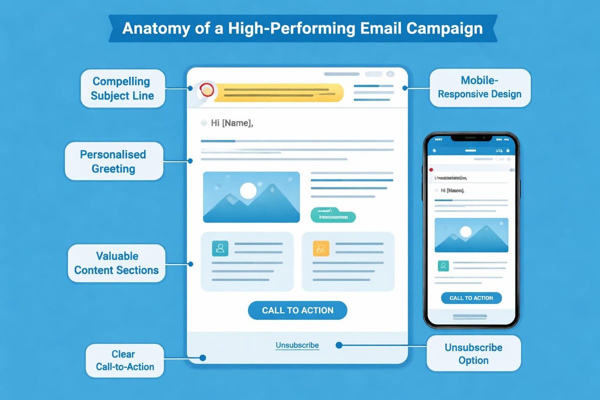 Email campaign elements