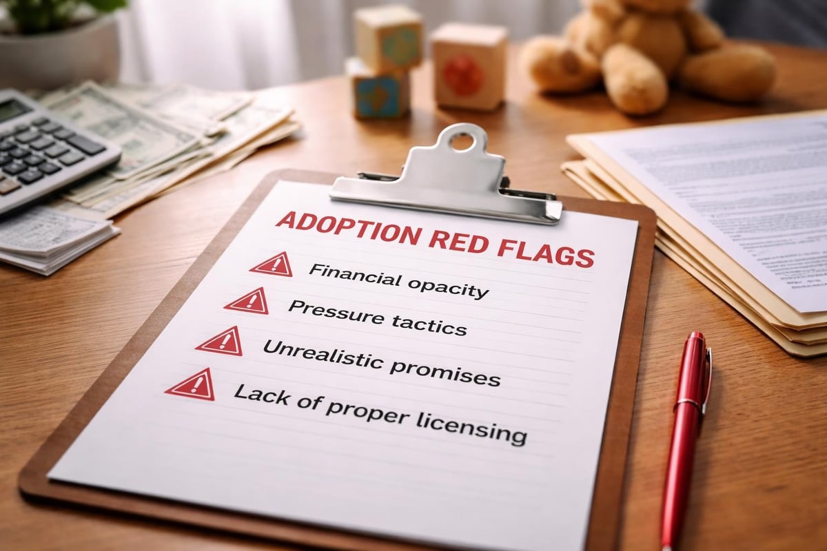 Adoption agency warning signs