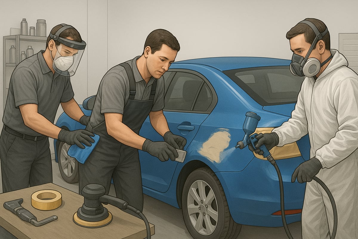 Step-by-Step Car Body Repair Process