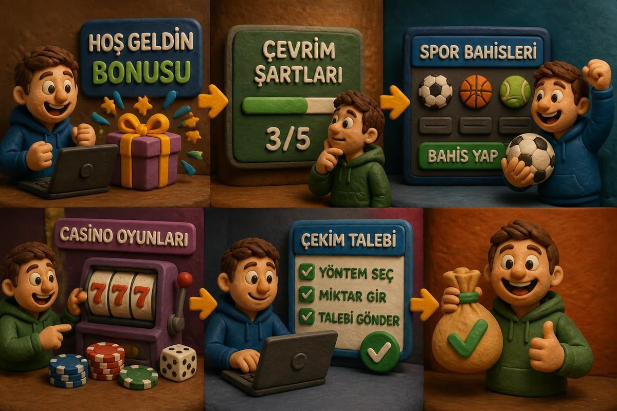 Bahis platformu bonus sistemi akışı