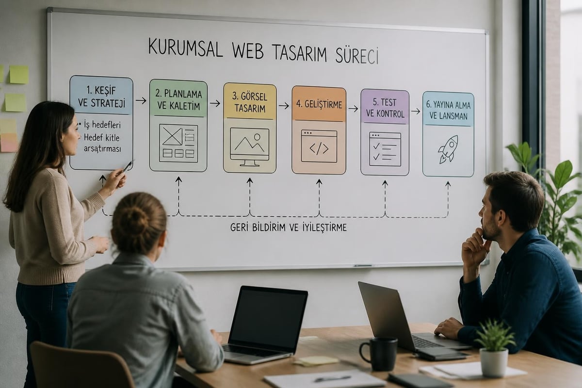 Web tasarım süreç akışı