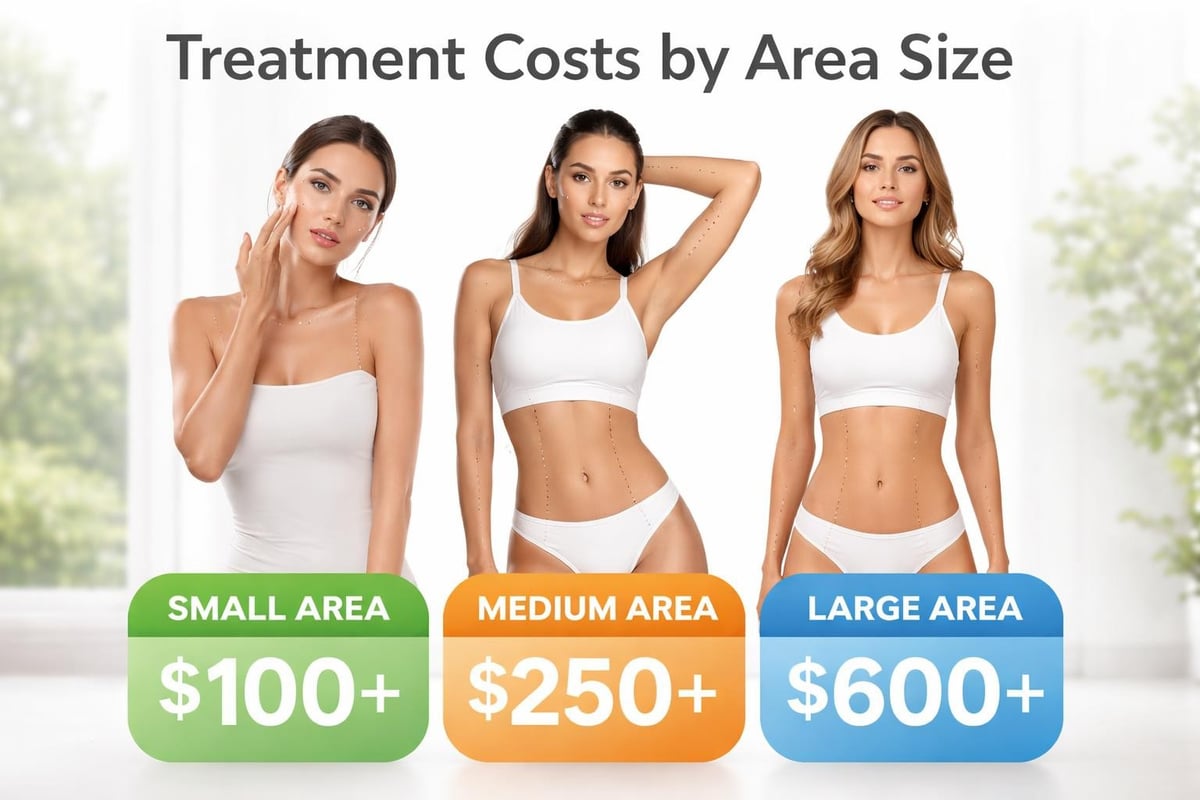 IPL treatment areas