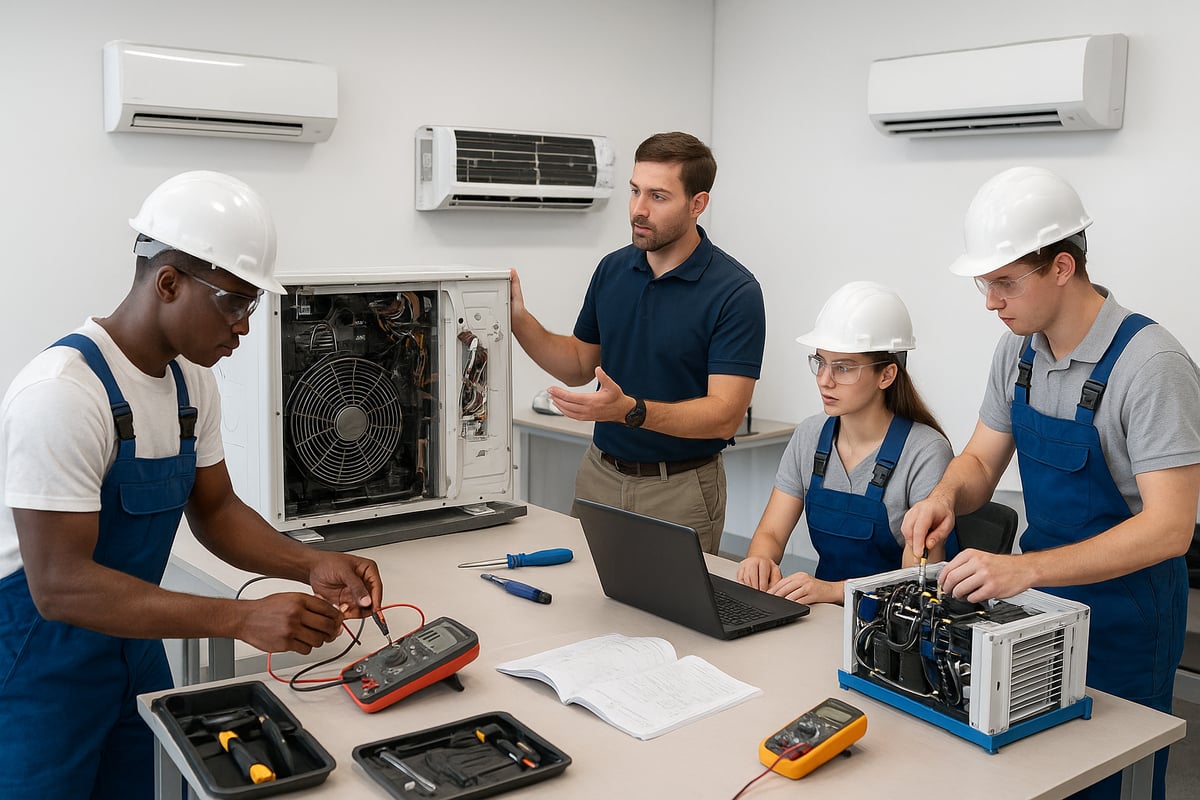 Guía Esencial de Tecnico Aire Acondicionado 2026 3 Formación y certificaciones imprescindibles para técnicos de aire acondicionado