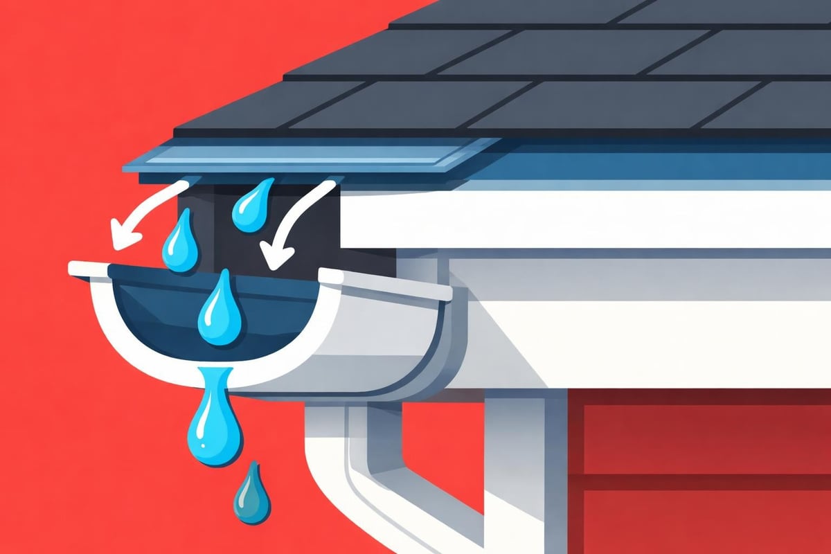 Roof and gutter coordination