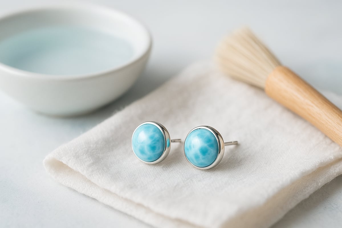 Essential Care Tips for Larimar Stud Earrings