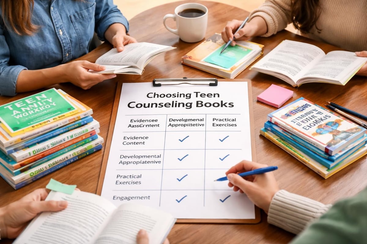 Counseling book selection criteria