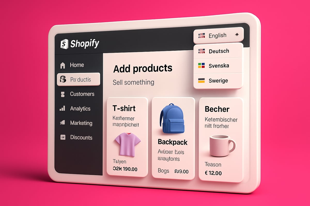 Steg-för-Steg: Så Skapar Du En Flerspråkig Shopify-Butik