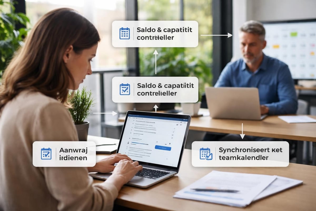 Verlofbeheersoftware workflow