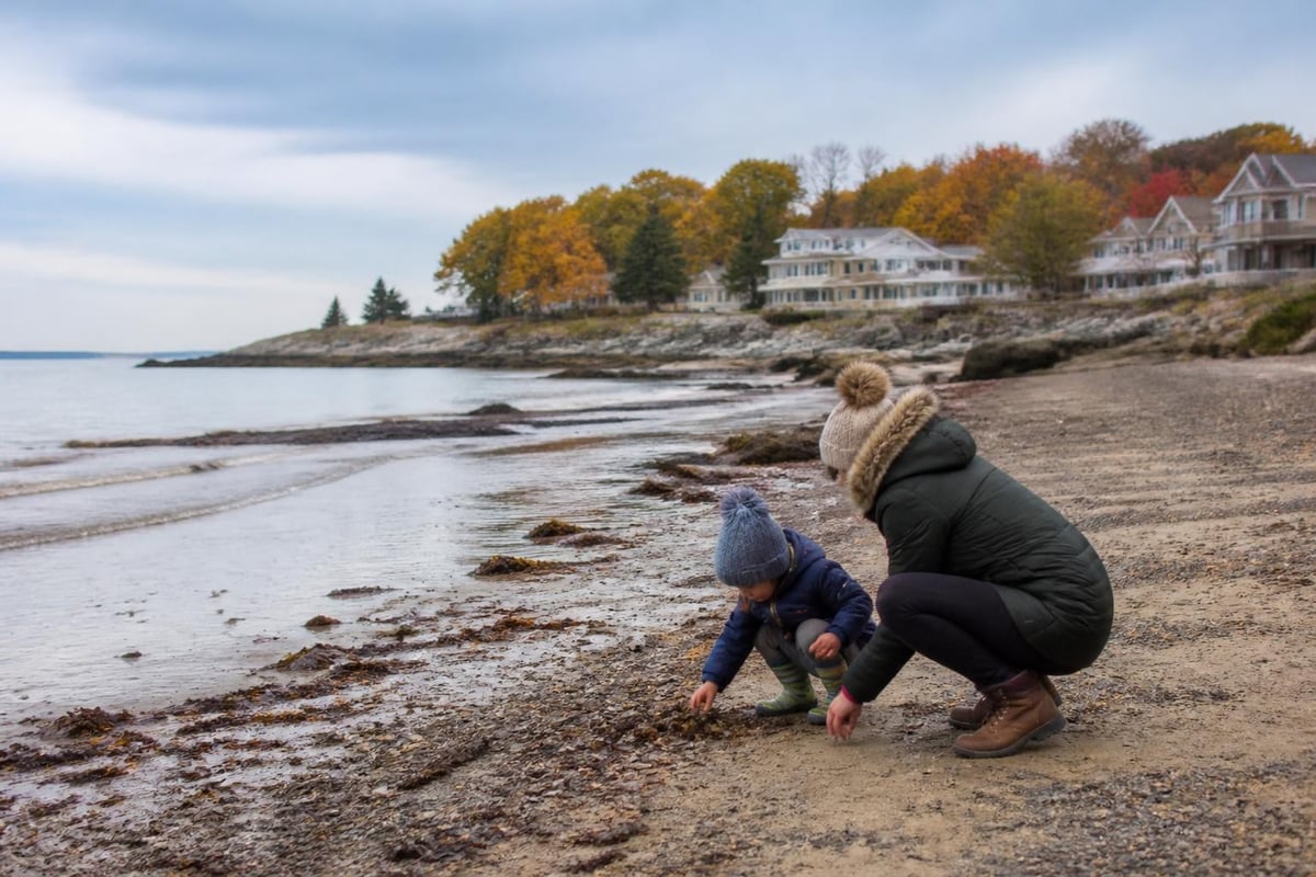 Maine beach activities