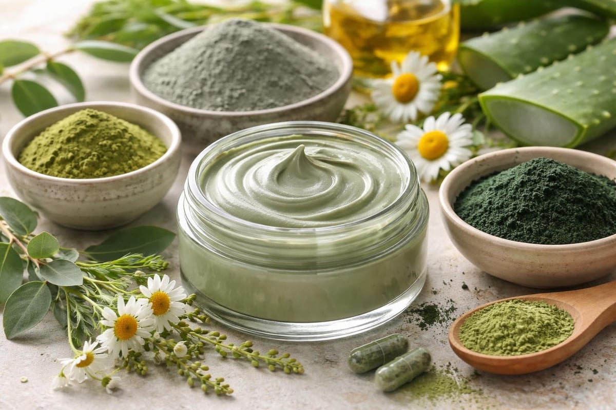 Green mud mask ingredients
