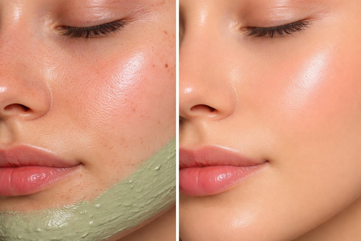 Before and after results