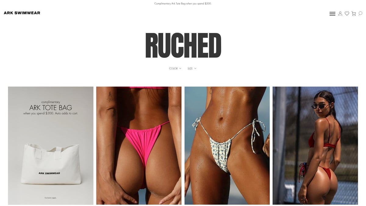 7 Trendy Pink Swimwear Styles to Rock in 2025 - Ruched String Bikini – Ark Swimwear