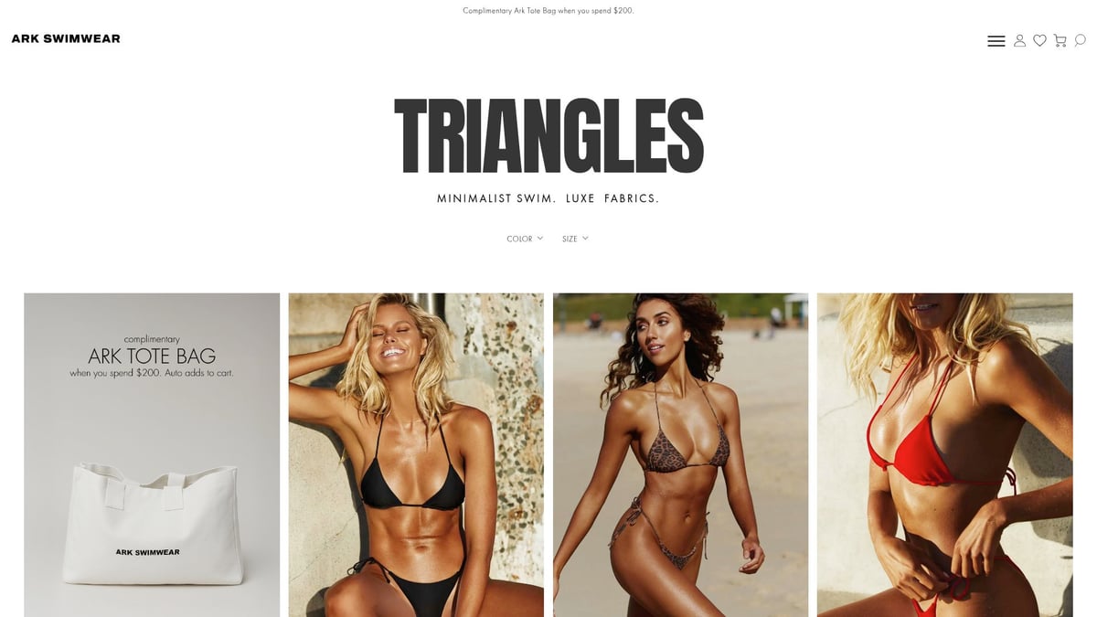 7 Trendy Pink Swimwear Styles to Rock in 2025 - Classic Pink Triangle Bikini – Ark Swimwear