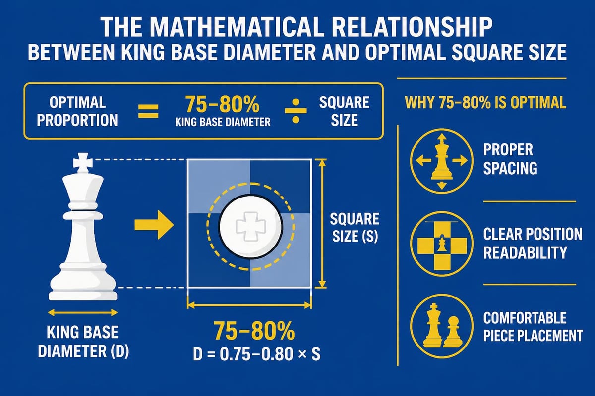 Chess set proportions and measurements