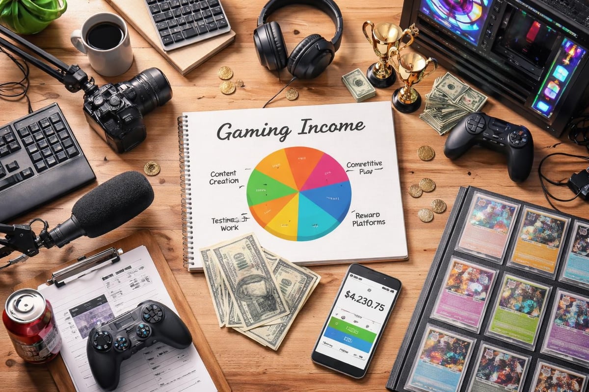 Gaming income diversification