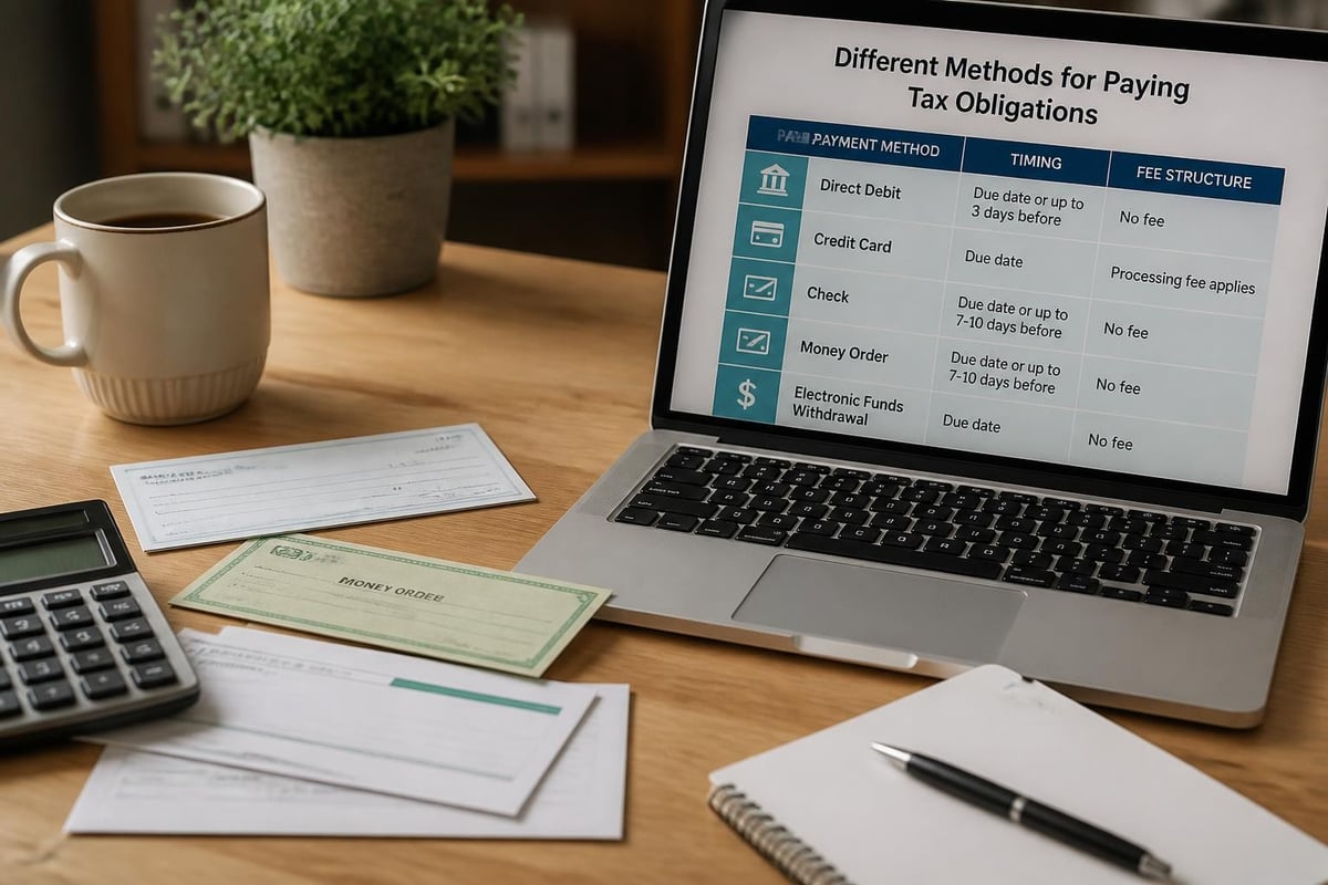 Tax payment options comparison