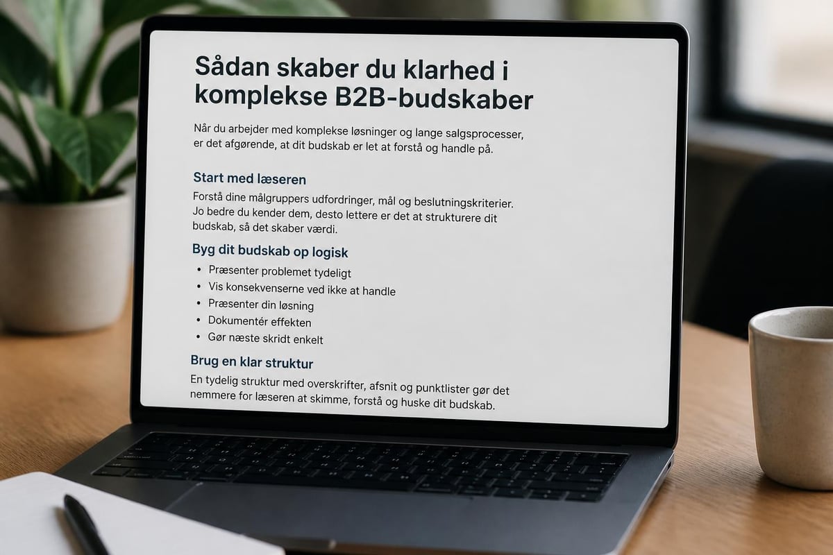 Tekststruktur og læservenlighed
