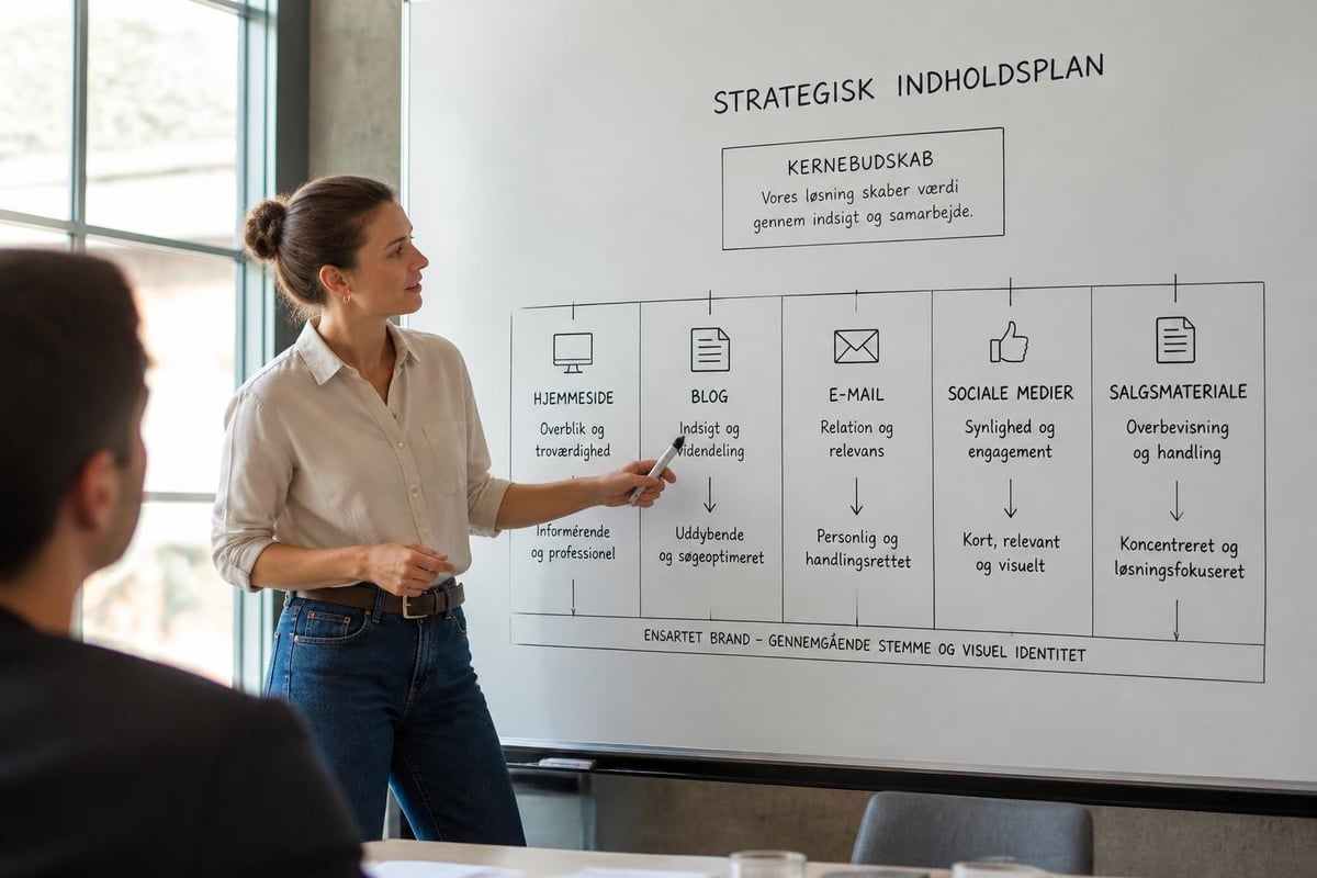 Multichannel tekstforfatning strategi