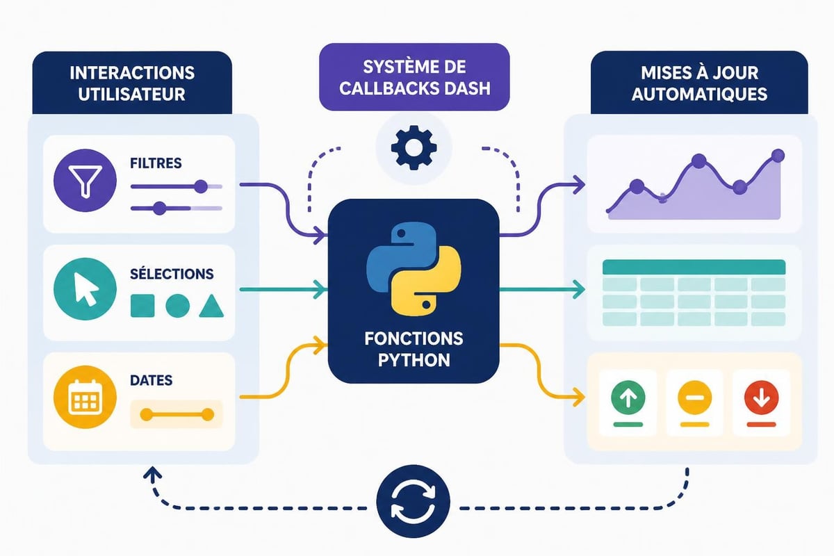 Dash callback system