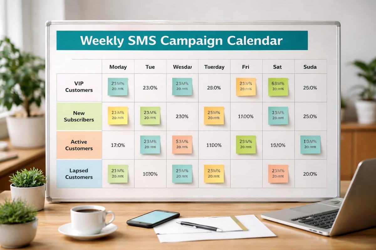 SMS campaign timing strategy