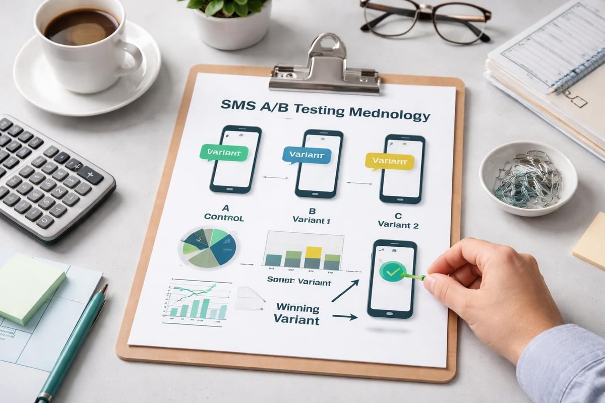 SMS A/B testing framework