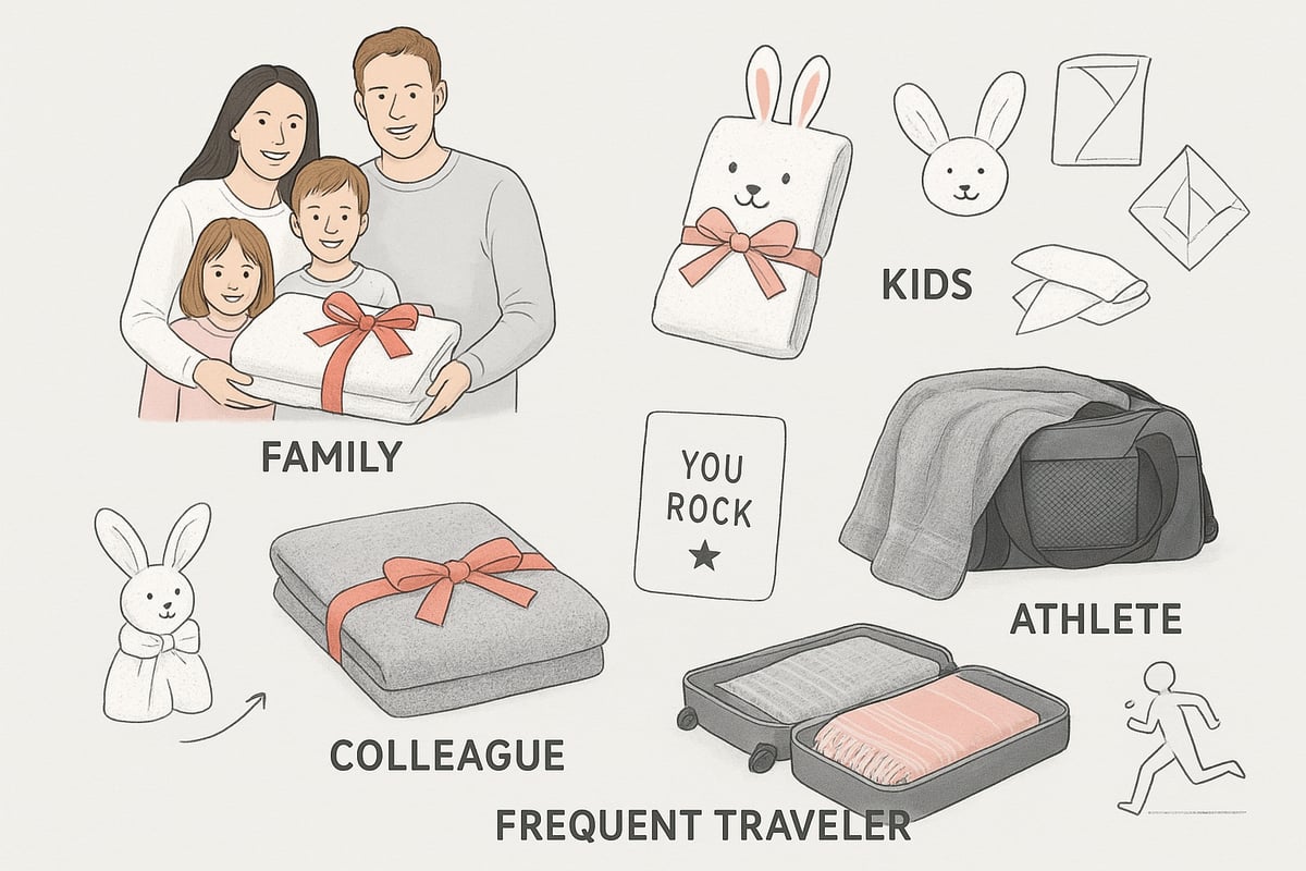 Handtuch Weihnachten Ideen für verschiedene Zielgruppen