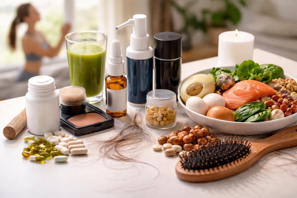 Multi-approach hair loss strategy