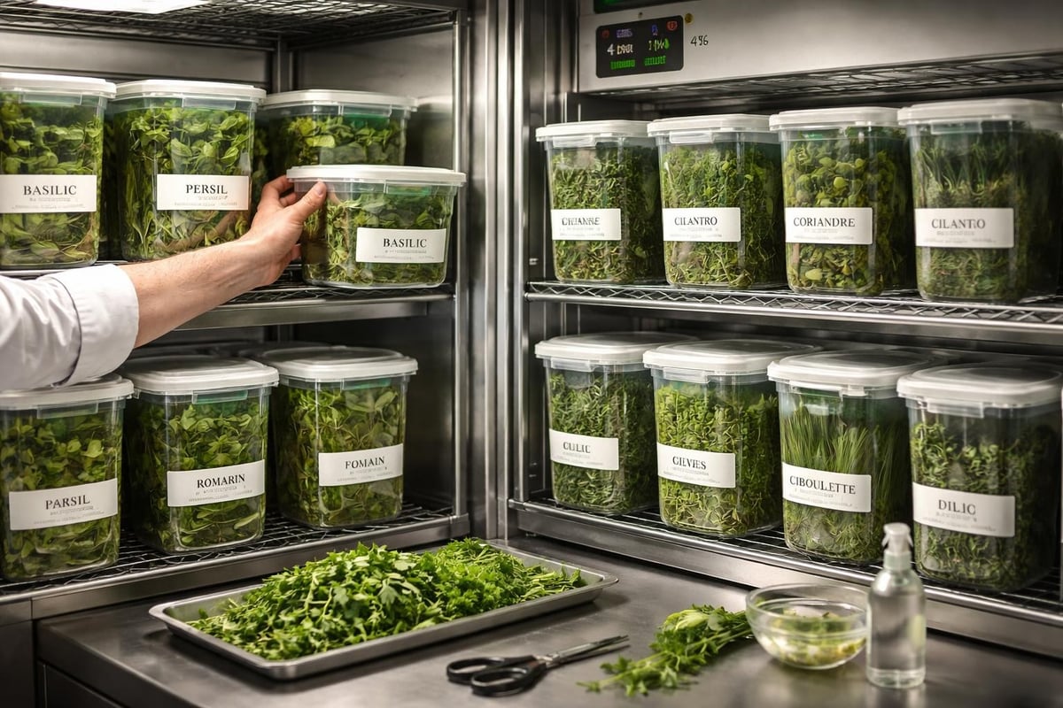 Conservation professionnelle herbe provençale