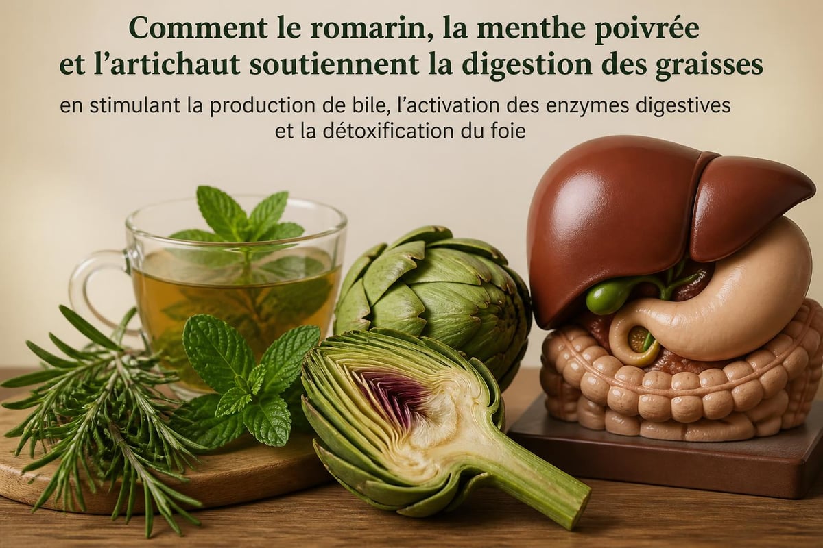 Plantes digestives lipolytiques
