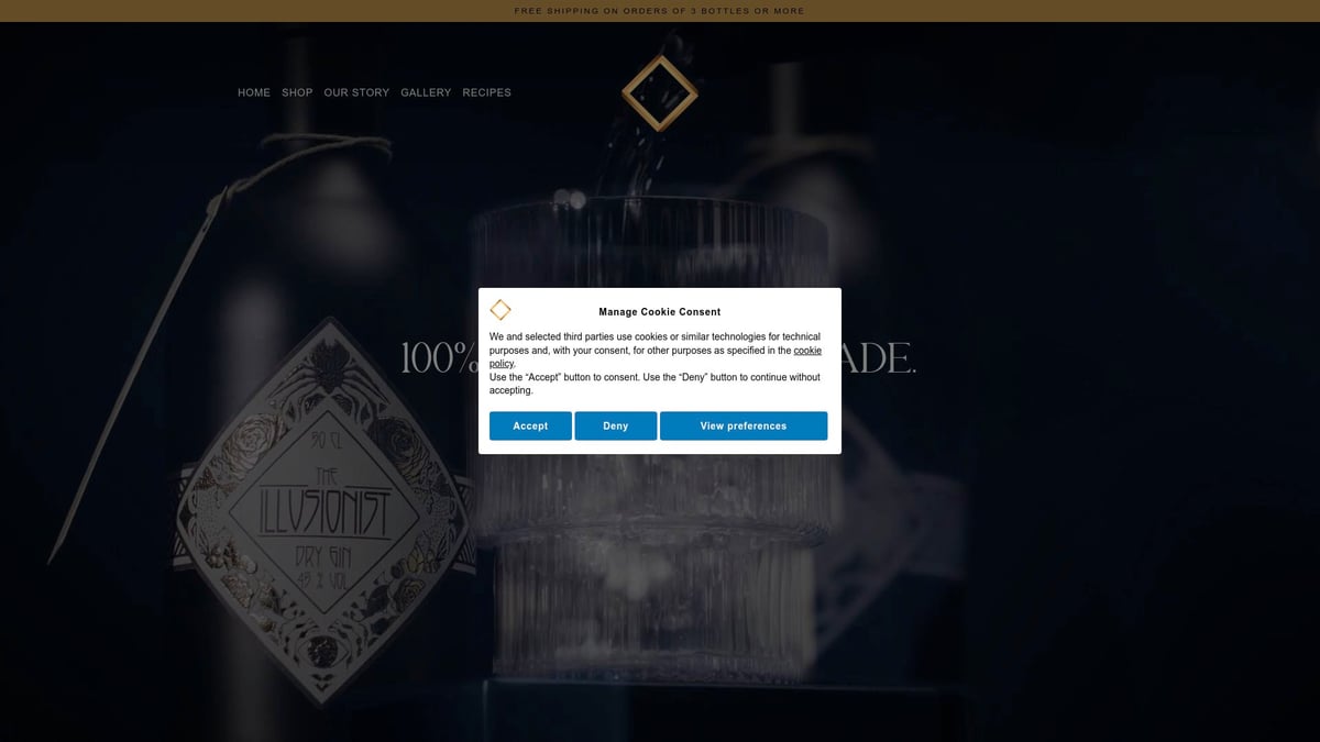 7 Idee Uniche Gin Regalo Fidanzamento da Provare nel 2026 - The Illusionist Dry Gin