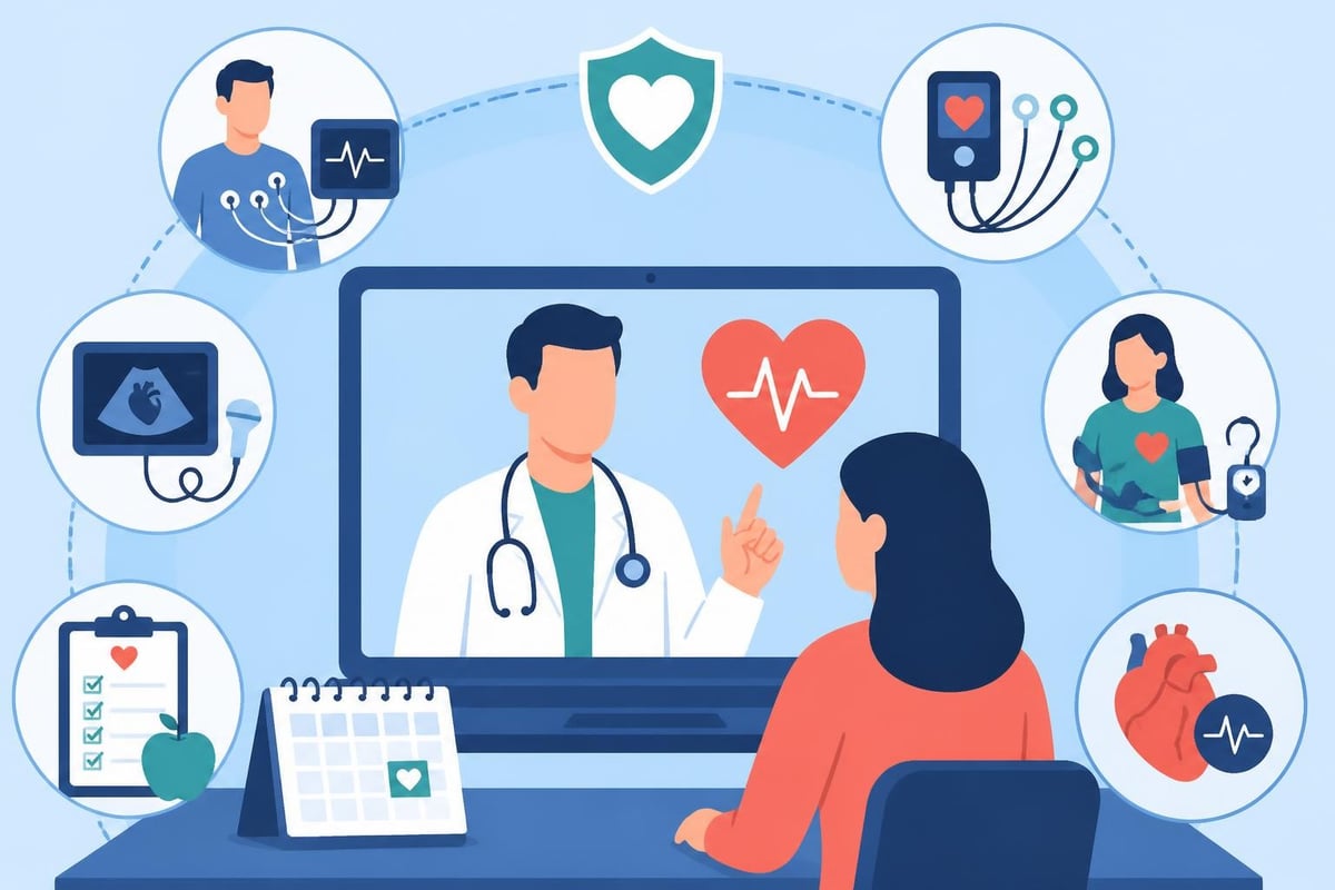 Tipologie di prestazioni cardiologiche online