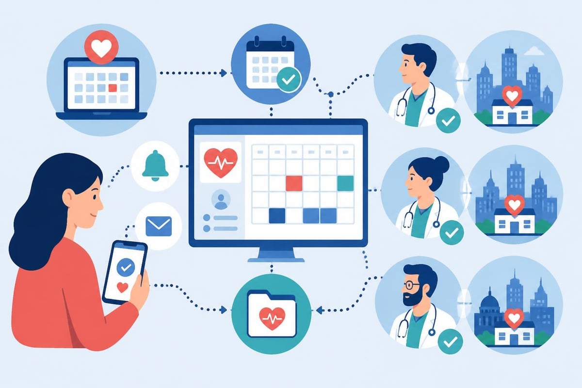 Ecosistema delle piattaforme di prenotazione cardiologica