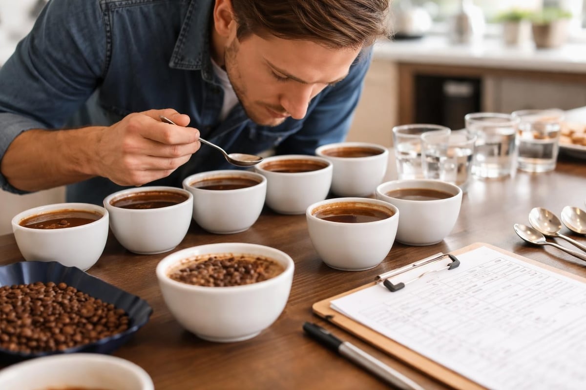 Coffee tasting evaluation