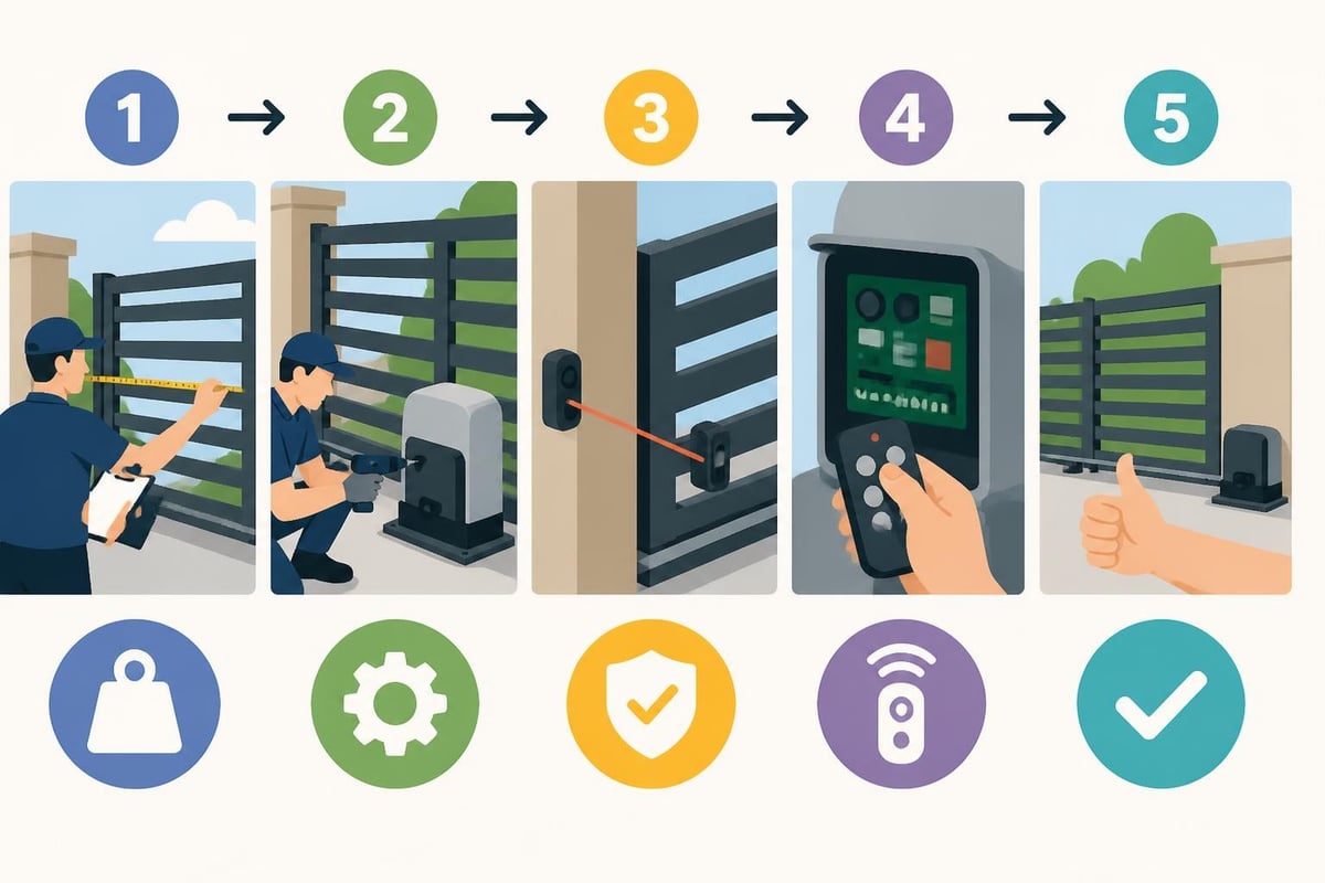 Gate Opener Installation Process