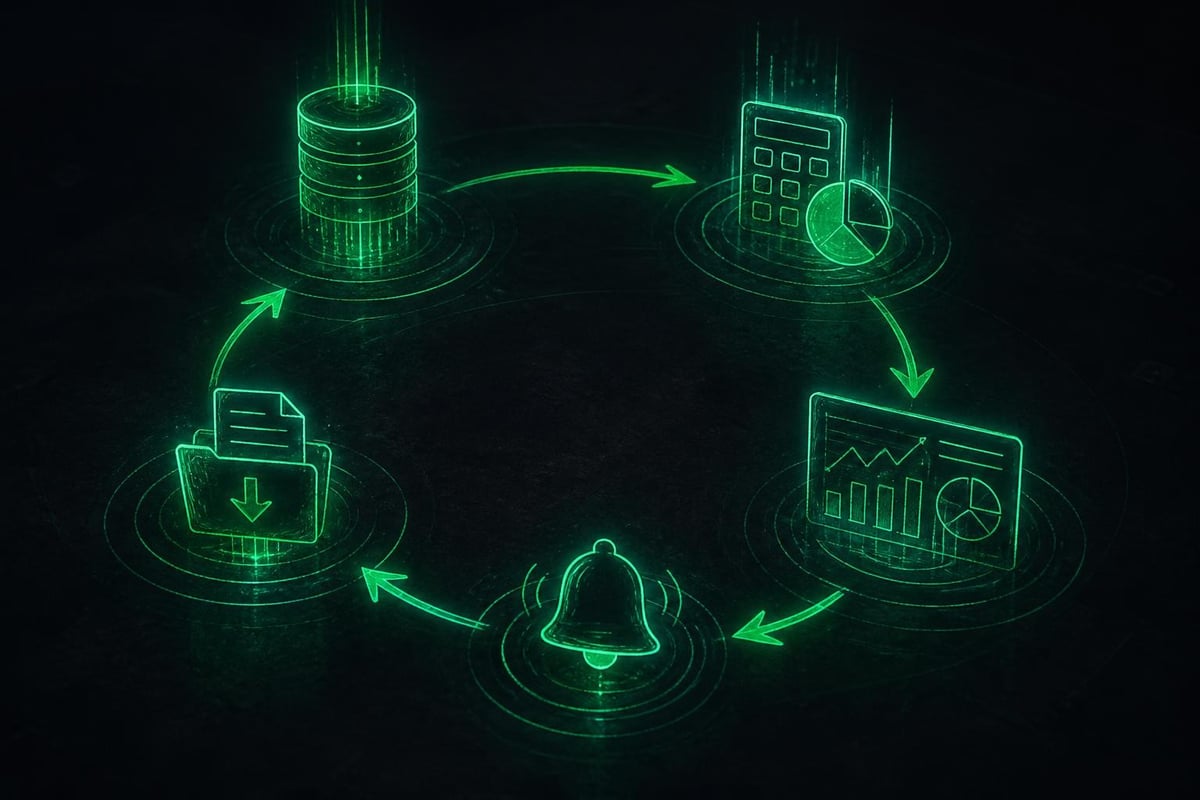 Automated reporting workflow